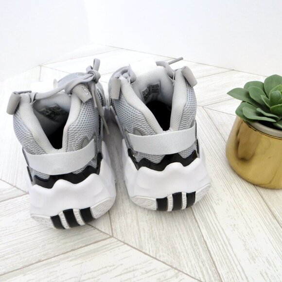 NEW! ADIDAS EXHIBIT B MID TOP BASKETBALL SHOES GREY Women's SZ 5.5, 7.5 - Picture 12 of 14